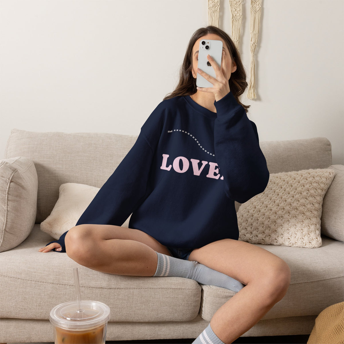 FIND ANOTHER LOVER|Crewneck Sweatshirt