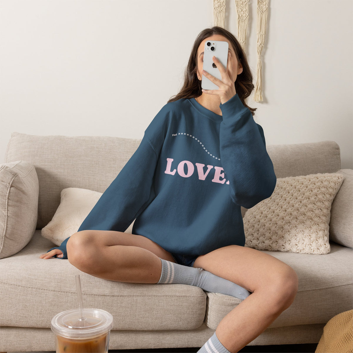 FIND ANOTHER LOVER|Crewneck Sweatshirt