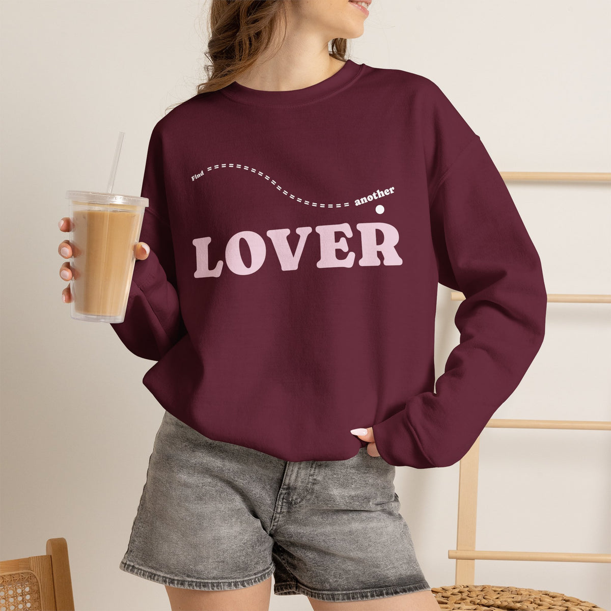 FIND ANOTHER LOVER|Crewneck Sweatshirt