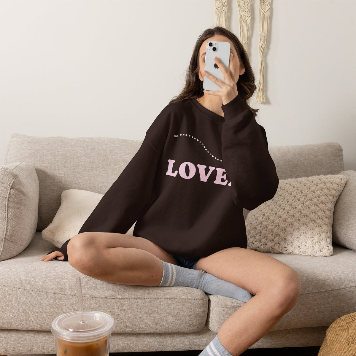 FIND ANOTHER LOVER|Crewneck Sweatshirt