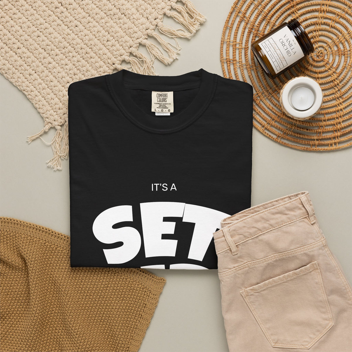 SETUP|Garment-Dyed T-shirt