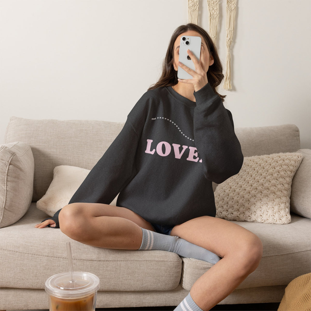 FIND ANOTHER LOVER|Crewneck Sweatshirt